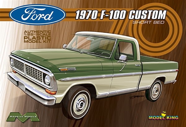 1970 Ford F-100 Custom Short Bed w Ford 240 Engine 1/25