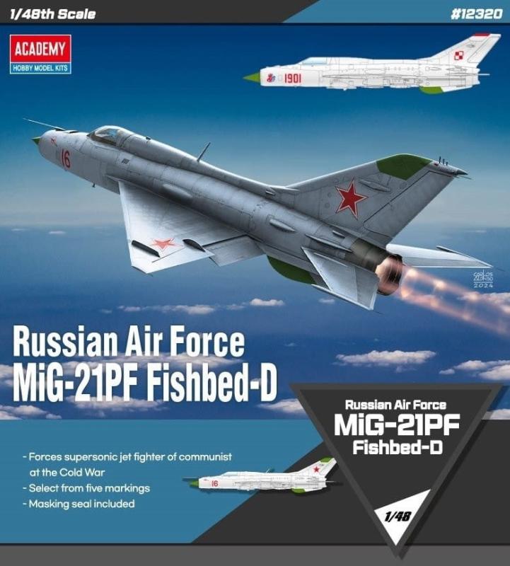 Mikoyan-Gurevich MiG-21PF Fishbed-D 1/48