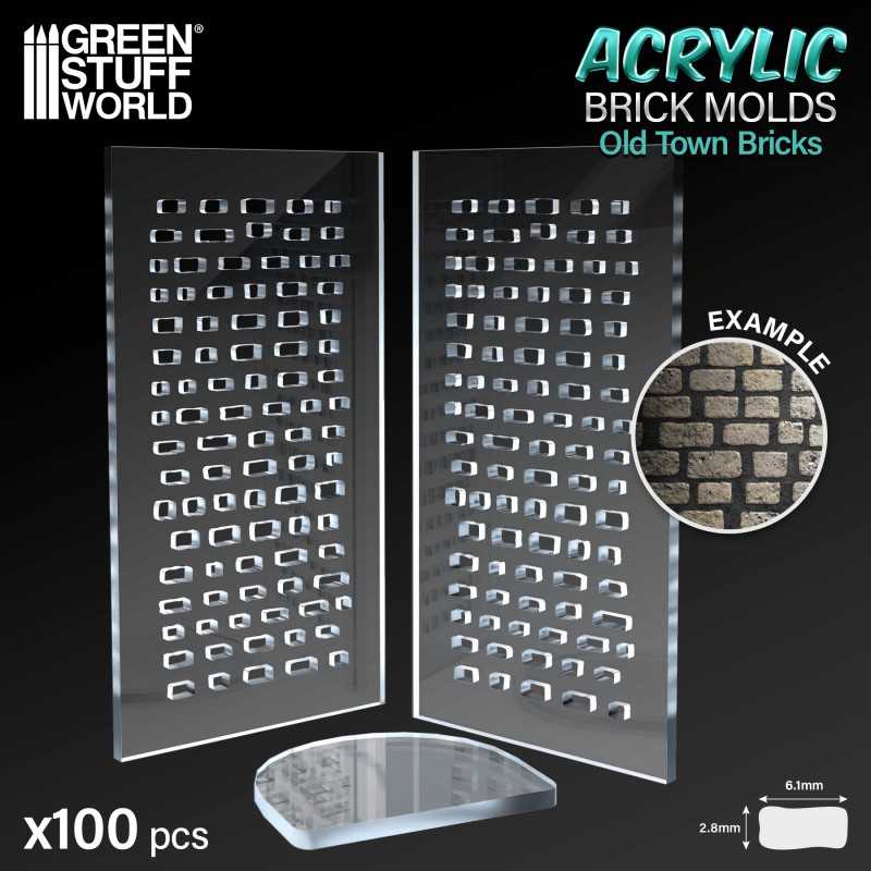 Acrylic molds - Old Bricks