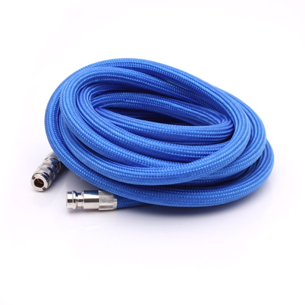 Braided hose complete, 3m / 9ft (3.3x7mm) quick coupling nd 2.7mm - plug in nipple nd 5.0mm