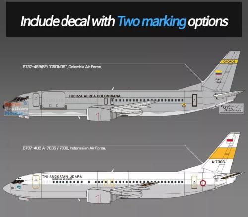 Boeing 737 Colombian Air Force 1/144