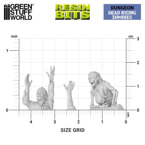 3D printed set - Dead Rising Zombies (1:48) (24)