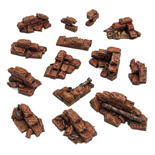 Brick wall ruins (15) (1:48)