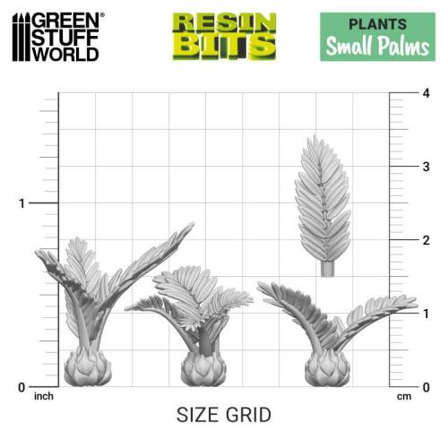 3D printed set - Small Palms