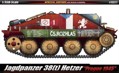 Limited Edition "Prague 1945" Jagdpanzer 38 (t) "Hetzer" last last Production 04/45 1:35