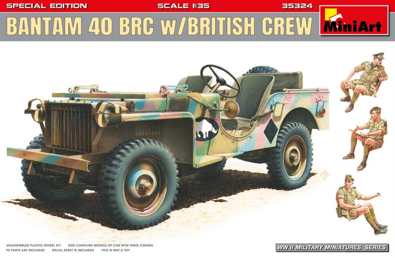 Bantam 40 BRC w/British Crew. Special Edition 1/35