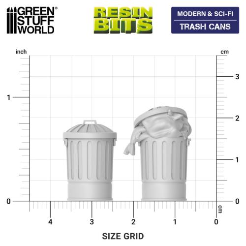 Green Stuff World: Trash Cans - 3D Printed