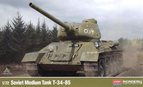 Soviet Medium Tank T-34-85 1/72