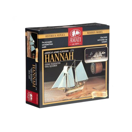 Amati Model - Dutch Yacht Kit (ship in bottle) - Ship in a bottle