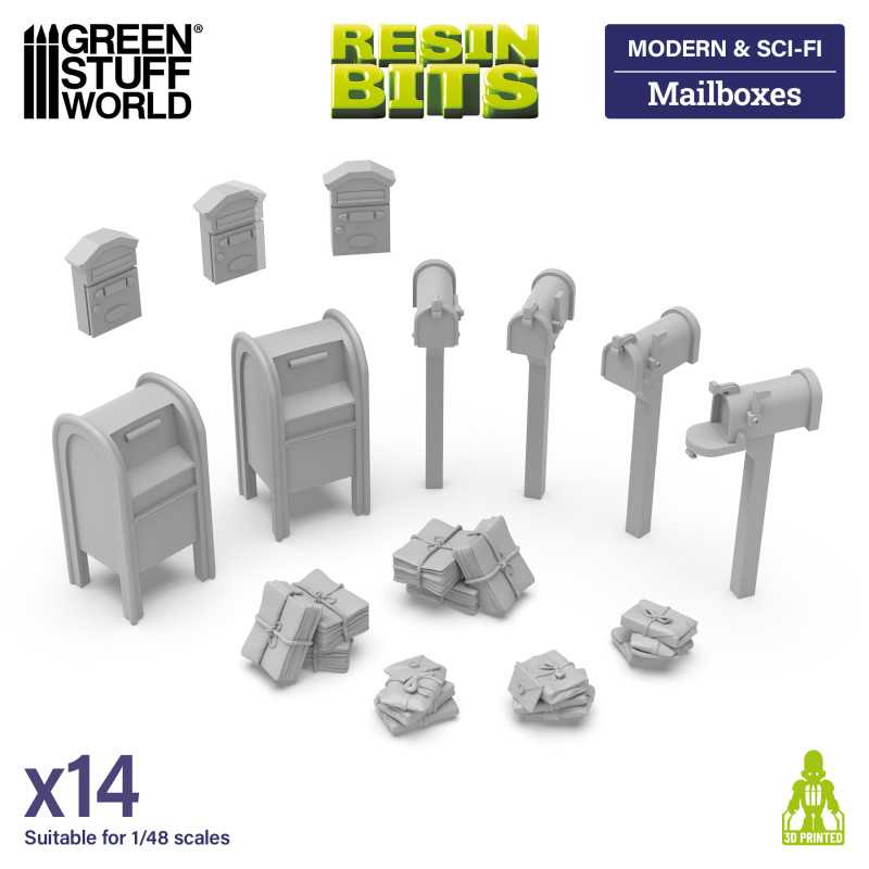 Green Stuff World: Mailboxes - 3D Printed