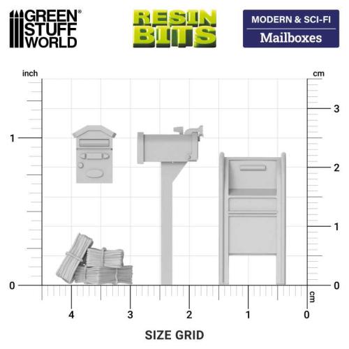Green Stuff World: Mailboxes - 3D Printed