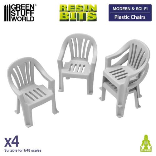 Green Stuff World: Plastic Chairs - 3D Printed