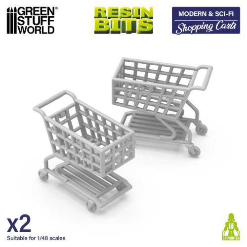 Green Stuff World: Shopping Carts - 3D Printed