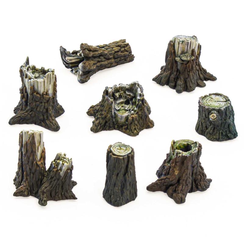 Medium Tree Stumps (8) (1:72-1:48-1:35)