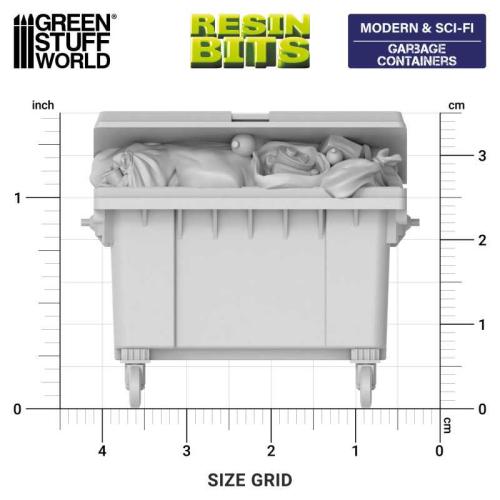 Green Stuff World: Garbage Containers - 3D Printed