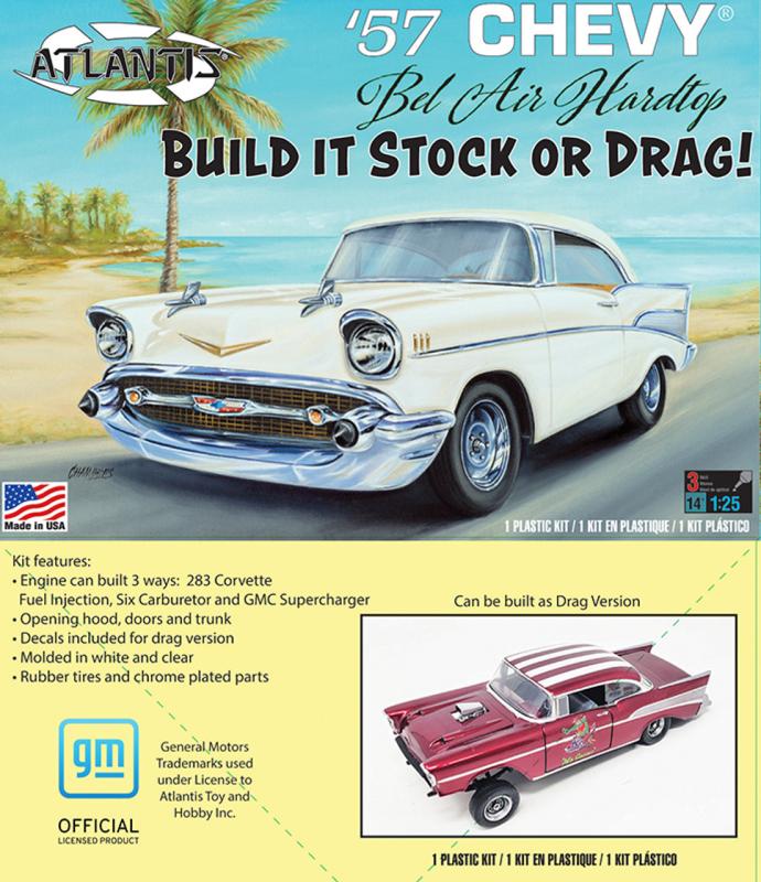 1957 Chevy Bel Air can be built Stock or Drag 1/25