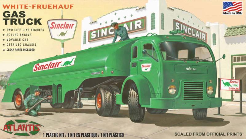 White Fruehauf Gas Truck Sinclair US Army 1/48