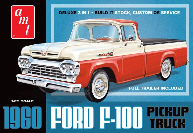 1960 Ford F-100 with Trailer 1/25