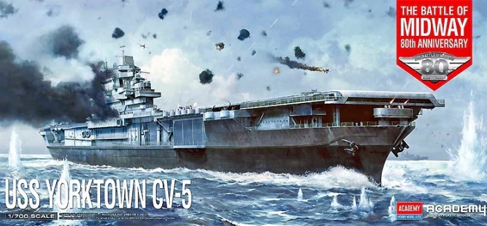 USS Yorktown CV-5 The Battle of Midway 80th anniversary 1/700