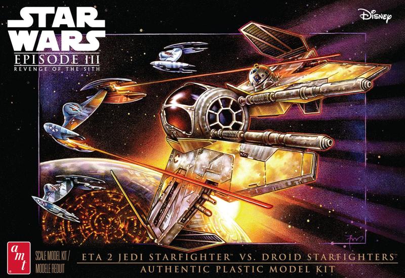 ETA 2 Jedi Starfighter Vs. Droid Starfighters 1:48