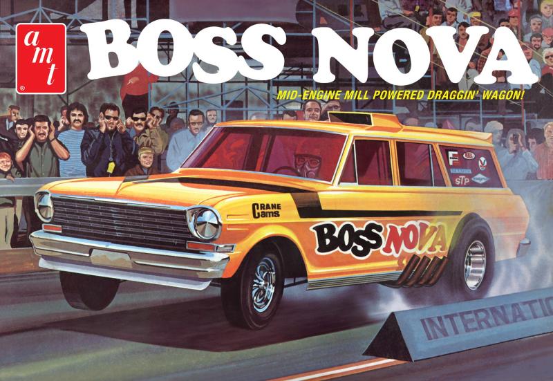 BOSS NOVA MID ENGINE MILL POWERED DRAGGIN WAGON 1/25