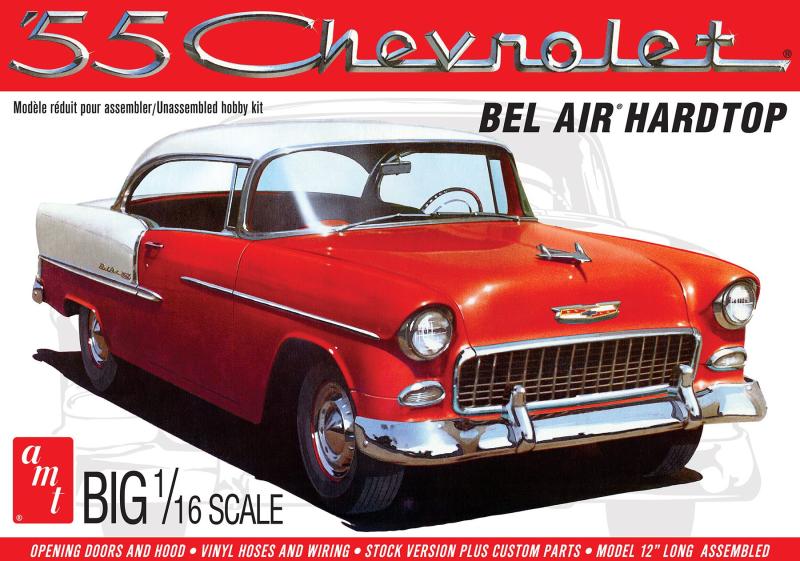 1955 Chevy Bel Air Hardtop 1/16