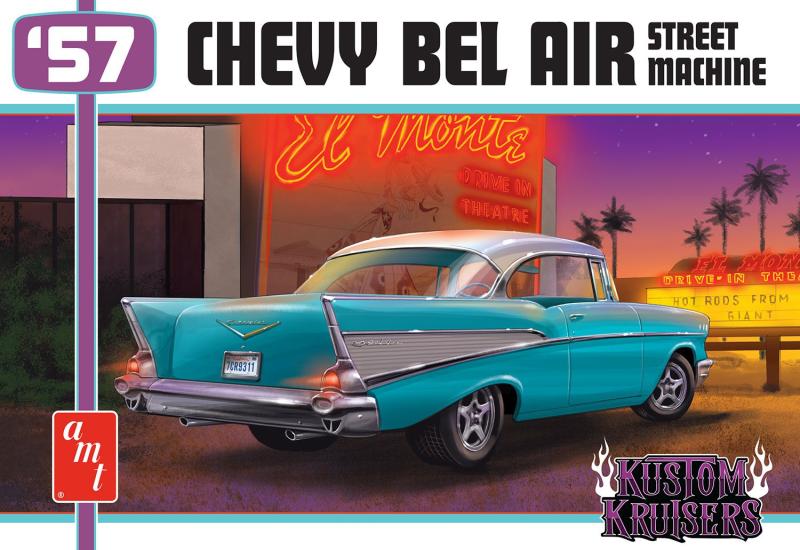 '57 Chevy Bel Air Street Machine Kustom Kruisers 1:25