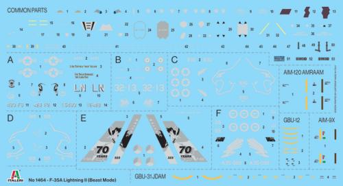 F-35A LIGHTNING II CTOL version (Beast Mode) 1/72