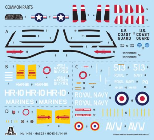 HAS22 / HO4S-3 / H-19 1/72
