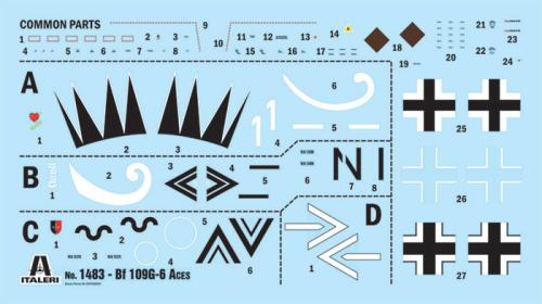 Messerschmitt Bf 109 G-6 WWII Aces 1:72