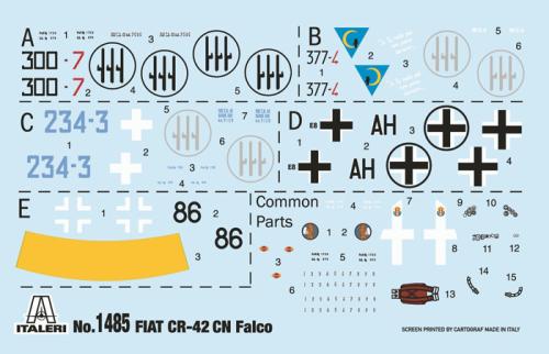 FIAT CR.42 CN "Falco" Night Fighter 1:72