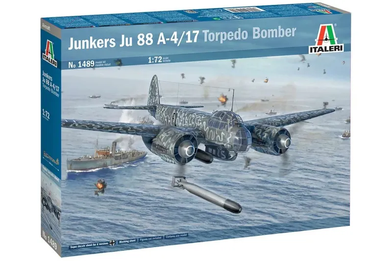 Junkers Ju 88 A-4/17 Torpedo Bomber 1:72