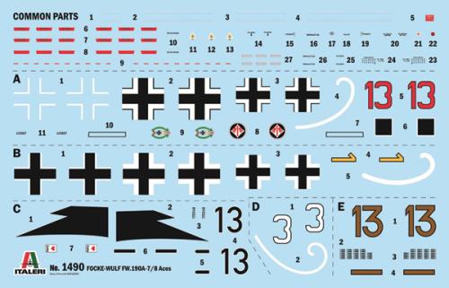 Focke-Wulf FW 190 A-7/A8 ACES 1:72
