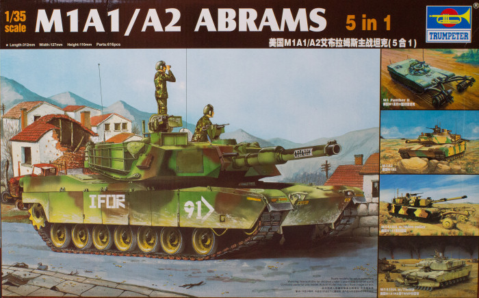 M1A1/A2 Abrams 5 In 1 1/35