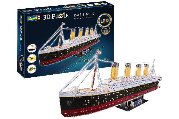 3D Pussel RMS Titanic LED