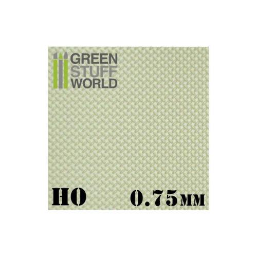 ABS Plasticard - Thread DIAMOND HO 0.75mm Textured Sheet