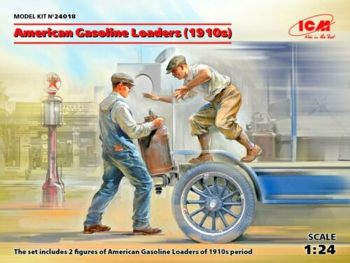 American Gasoline Loaders (1910s) (2 figures) 1/24