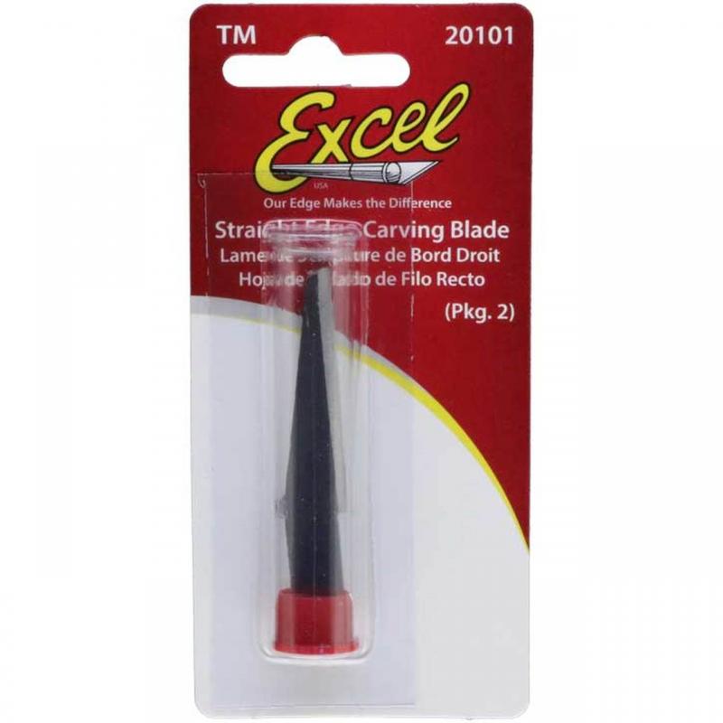 Straight Edge Carving Blade 2-pack