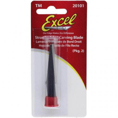 Straight Edge Carving Blade 2-pack