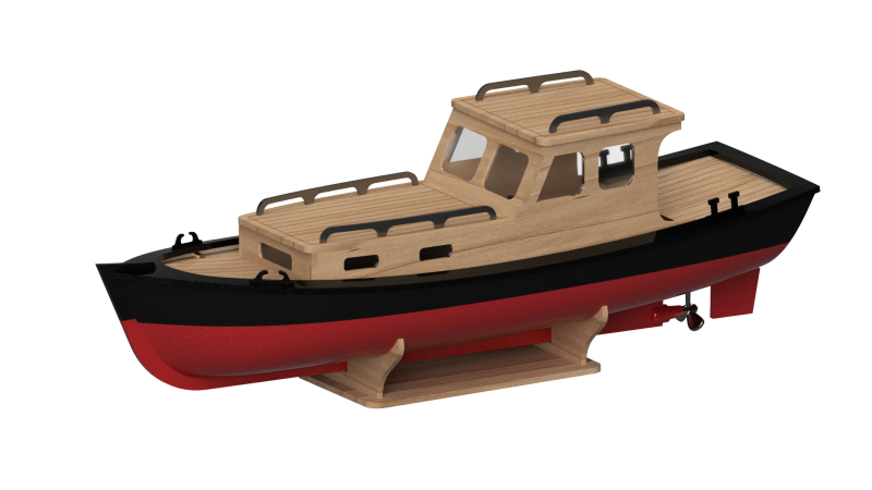 Motor Boat 1/35 - 17,7 cm