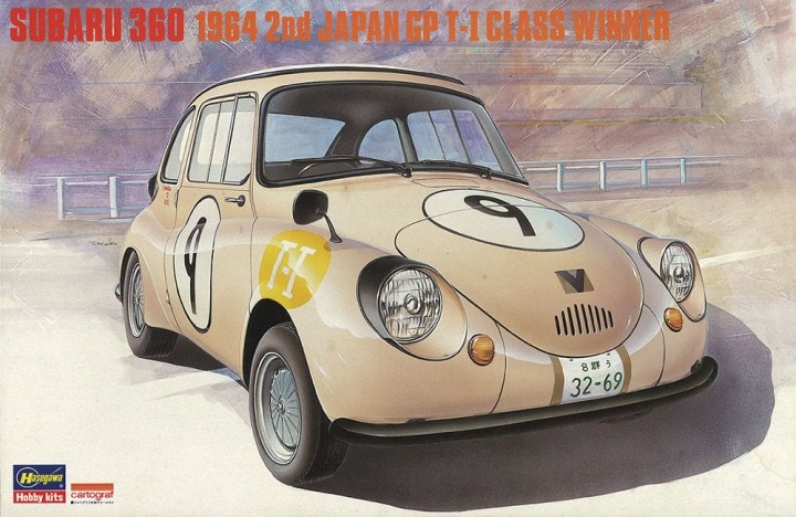 Subaru 360 1964 2nd Japan GP T-I Class Winner 1/24