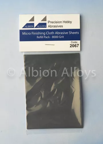 Micro Finishing Cloth Abrasive Sheets Refill - 8000 Grit