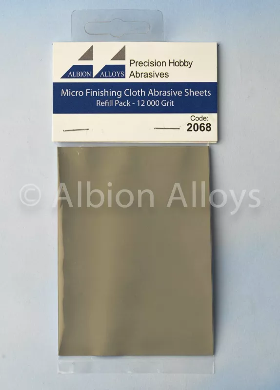 Micro Finishing Cloth Abrasive Sheets Refill - 12000 Grit
