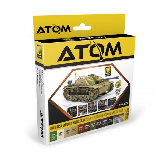 ATOM Set STUG III Ausf.G Exterior & Interior Colors 12x20 ml