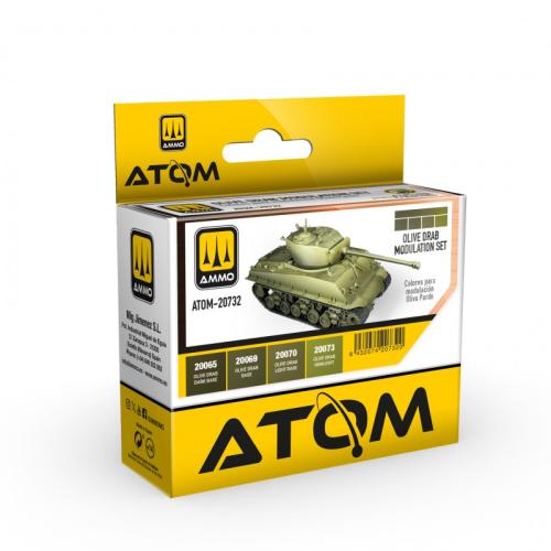 ATOM Olive Drab Modulation Set 4x20 ml