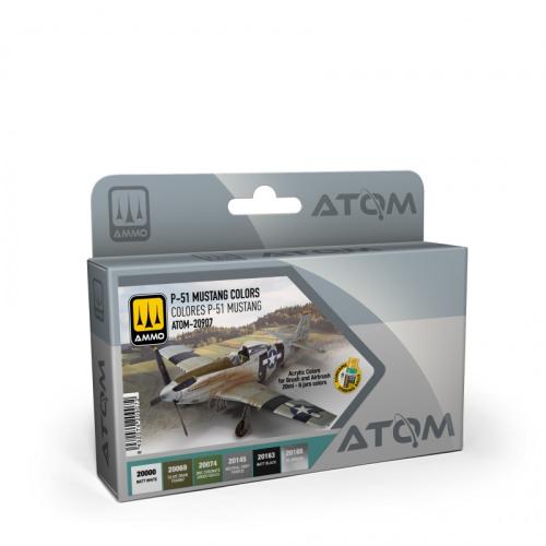 ATOM P-51 Mustang Colors Set