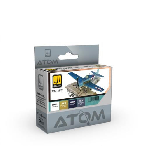 ATOM US Navy Aircraft WWII Colors Set 4x20 ml