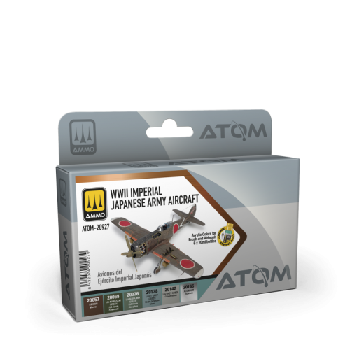 ATOM WWII Imperial Japanese Army Aicraft Set 6x20 ml