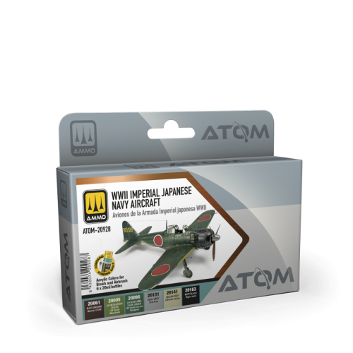 ATOM WWII Imperial Japanese Navy Aircraft Set 6x20 ml