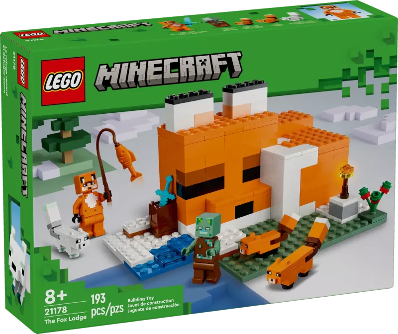 Lego Minecraft Rävstugan